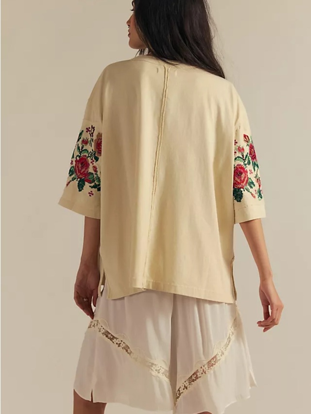 Free People Antique Bloom Tee | XL | SOLD OUT ONLINE - Picture 3 of 4